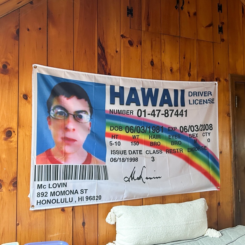 McLovin ID Tapestry